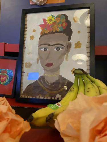 Vi dedikerte alteret vårt til kunstneren Frida Khalo.